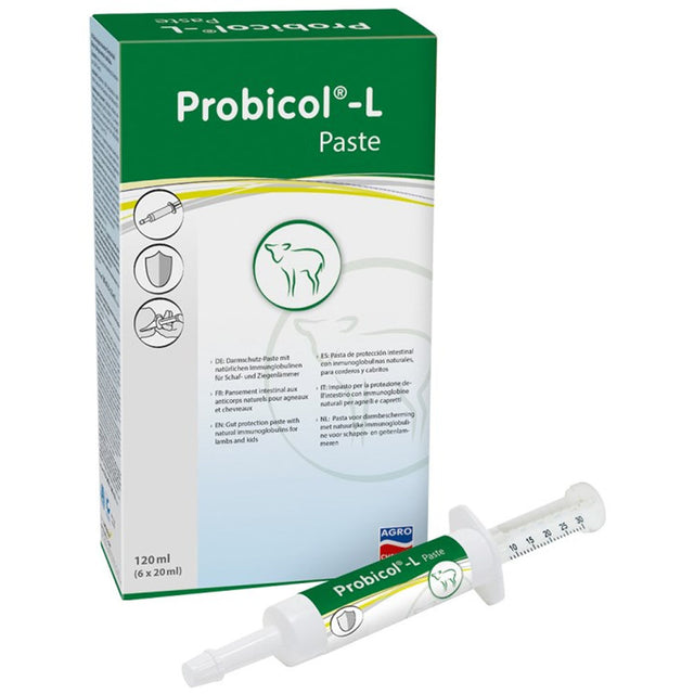 Mangime complementare Probicol®-L Pasta: supporto intestinale e immunitario per agnelli