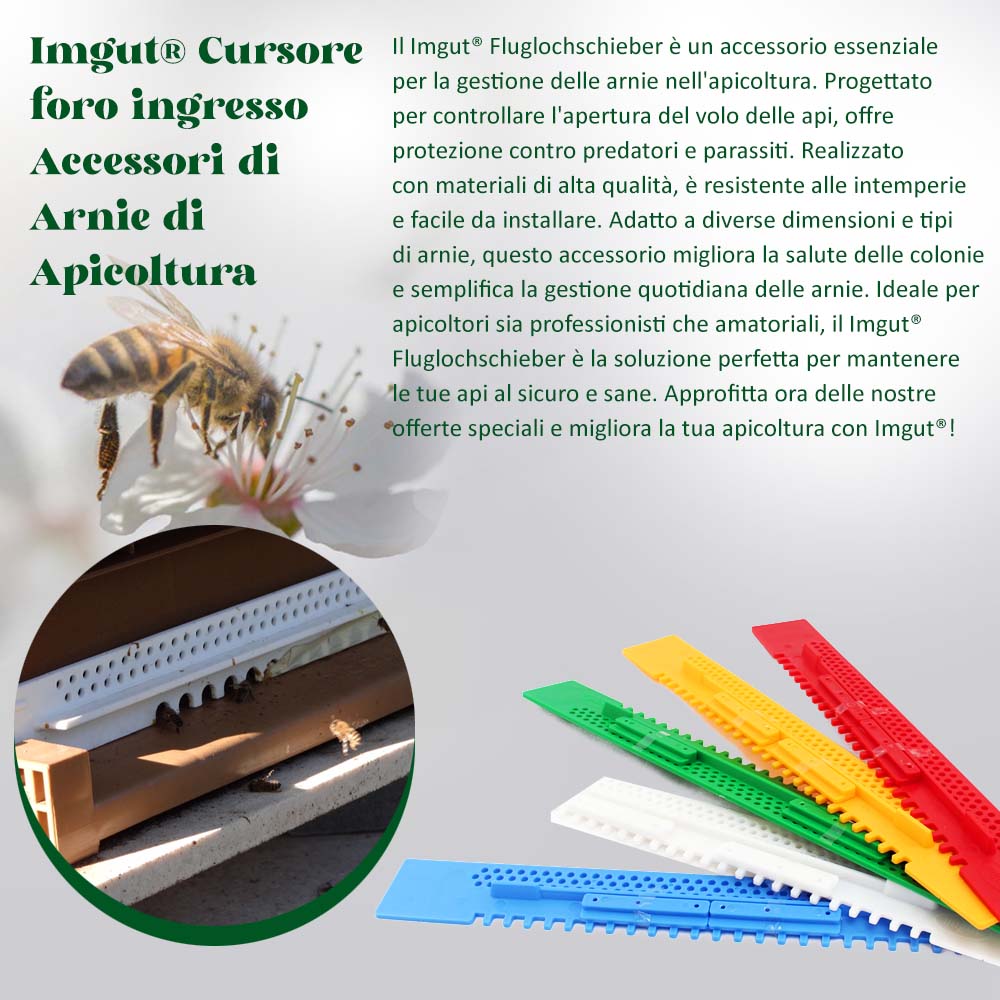 Imgut® Cursore foro ingresso Accessori di Arnie di Apicoltura