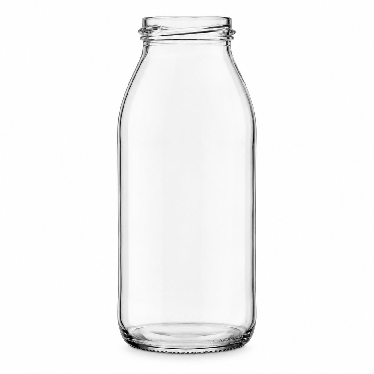 Glasgefäß 500ml ohne Deckel TO 53 – Flintglas, 165mm