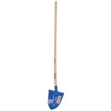 Curved aluminum digging shovel with handle