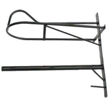 Fixed western metal wall mounted saddle rack