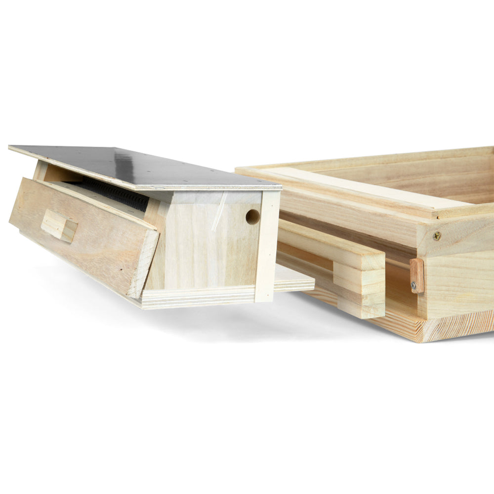 Trappola per Polline per Arnia in Legno 11er DN con Fondo Alto