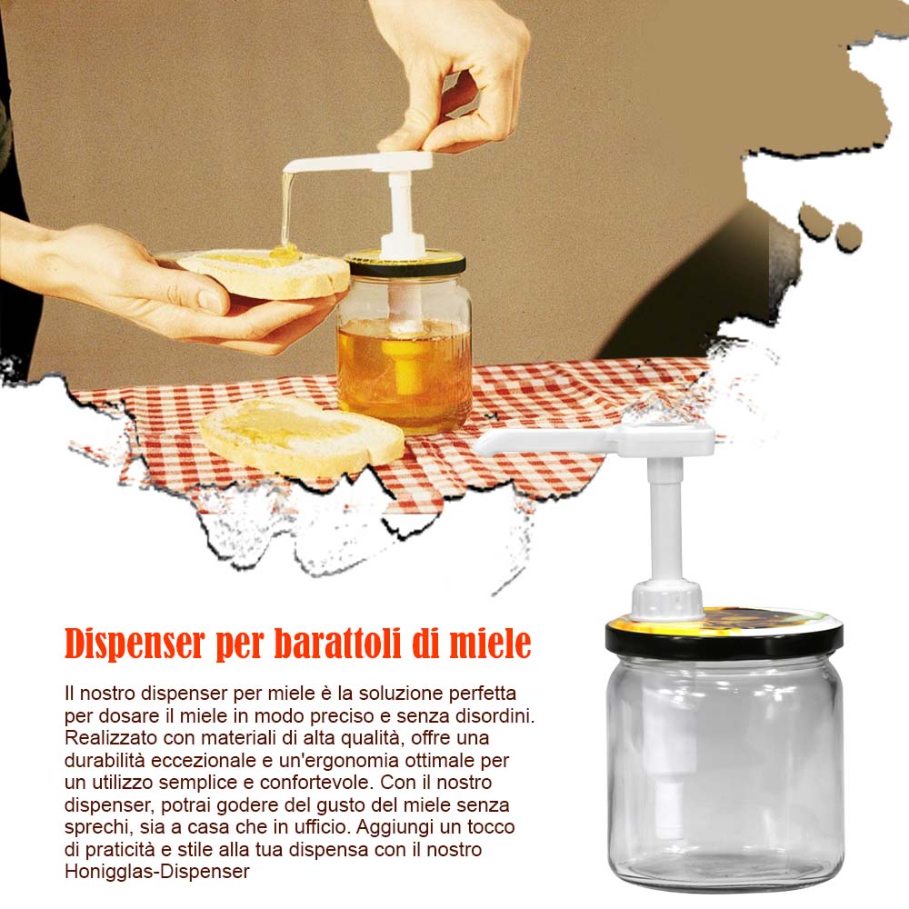 Dispenser per barattoli di miele