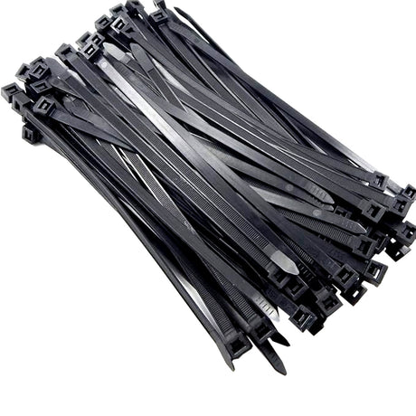 Fascette di cablaggio in nylon nero resistenti
