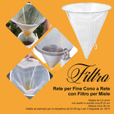 Fine Mesh Cone Net with Honey Filter