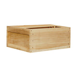 Complete liebig zander hive with flat bottom wooden hive