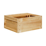 Complete liebig zander hive with flat bottom wooden hive