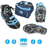 Steigeisen Ice Track - geeignet für Steilhänge, Holzarbeiten, eisiges und verschneites Gelände