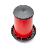 Poultry tube feeder for lid Made of plastic