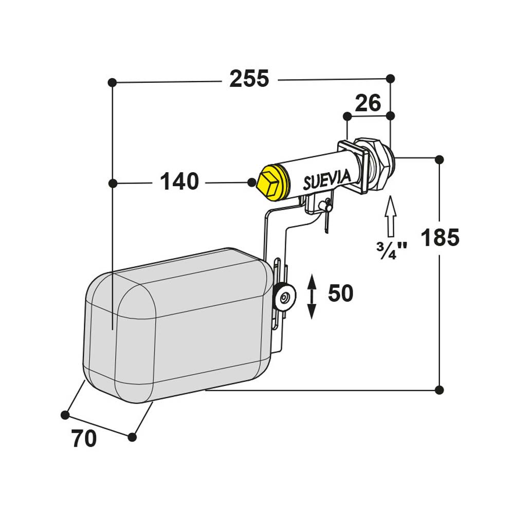 Low pressure float valve, model 675