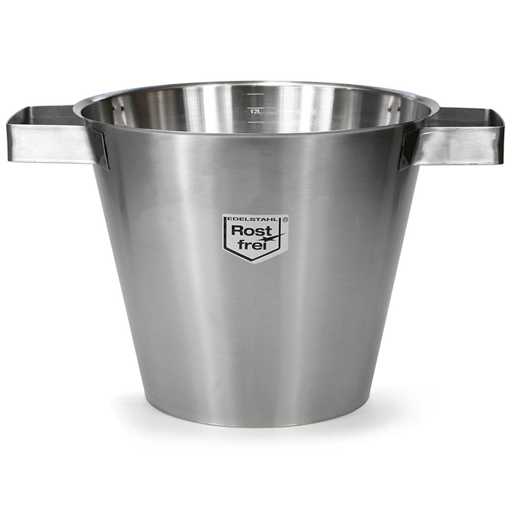 ApiCera Secchio per Cera in Acciaio Inox 12L