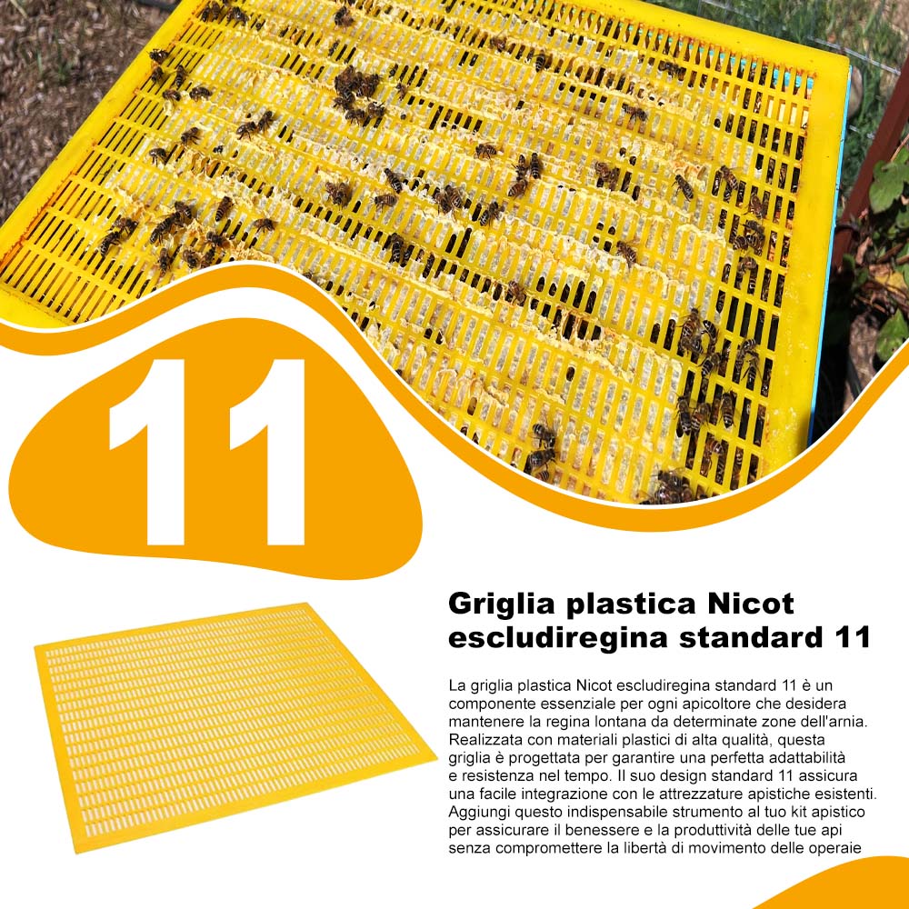 Griglia plastica Nicot escludiregina standard 11