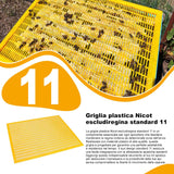 Griglia plastica Nicot escludiregina standard 11