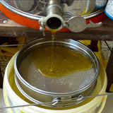 Large, double sieve with support bracket