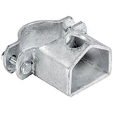 Collare D=76 con foro per perno e piastra di supporto