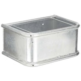 Robustes Quadratisches Tränkebecken aus Feuerverzinktem Metall