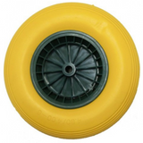 Ruota Carriola in Gomma Piena Gialla per Fort – Antiforatura & Resistente