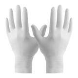 Disposable Latex Classic glove for single use only, non-sterile, food safe, White