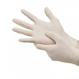 Disposable Latex Classic glove for single use only, non-sterile, food safe, White