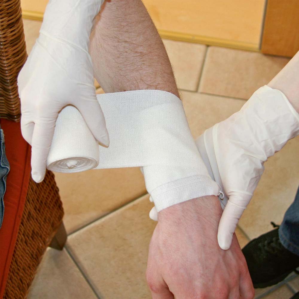 Disposable Latex Classic glove for single use only, non-sterile, food safe, White