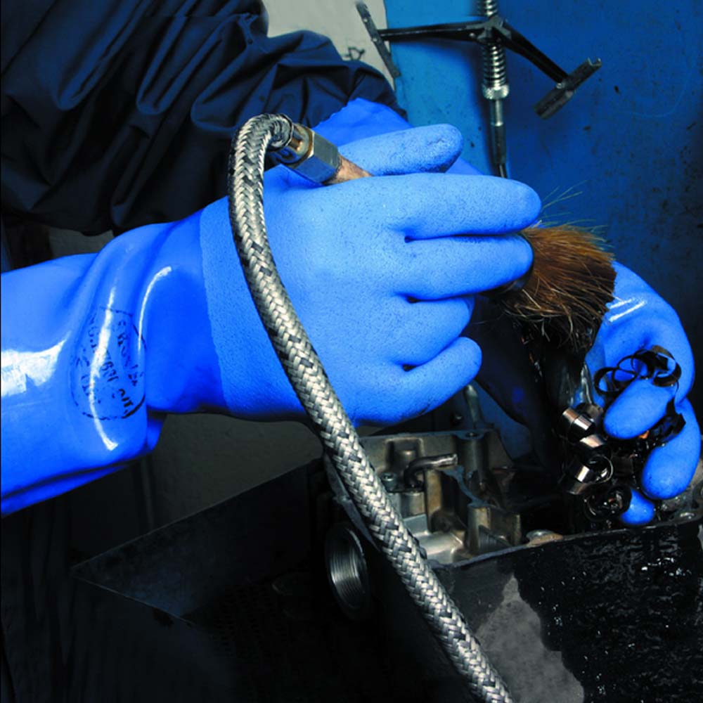 Handschuhe Showa 660 PVC Blau
