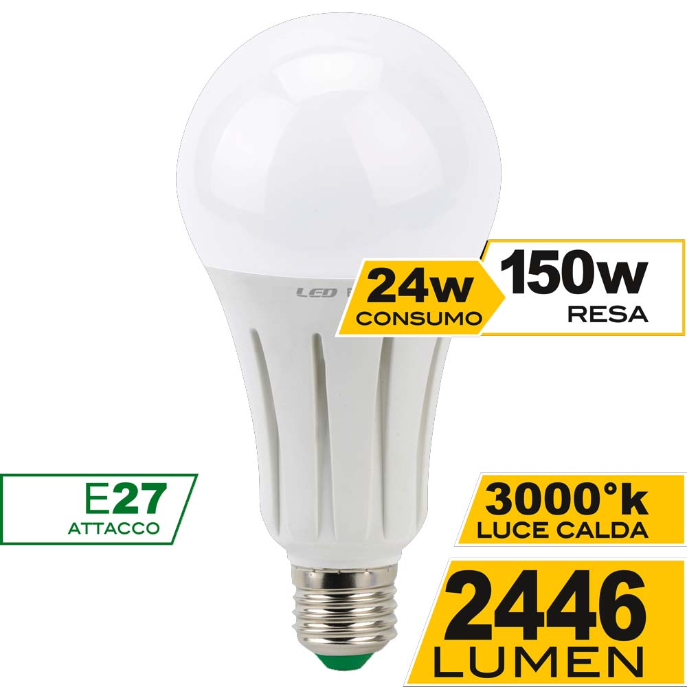 Ecoman Led Goccia 24W 3000K E27