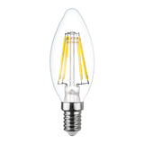 Ecoman 0028 Led Filamento Candela 4W E14 Luce Calda
