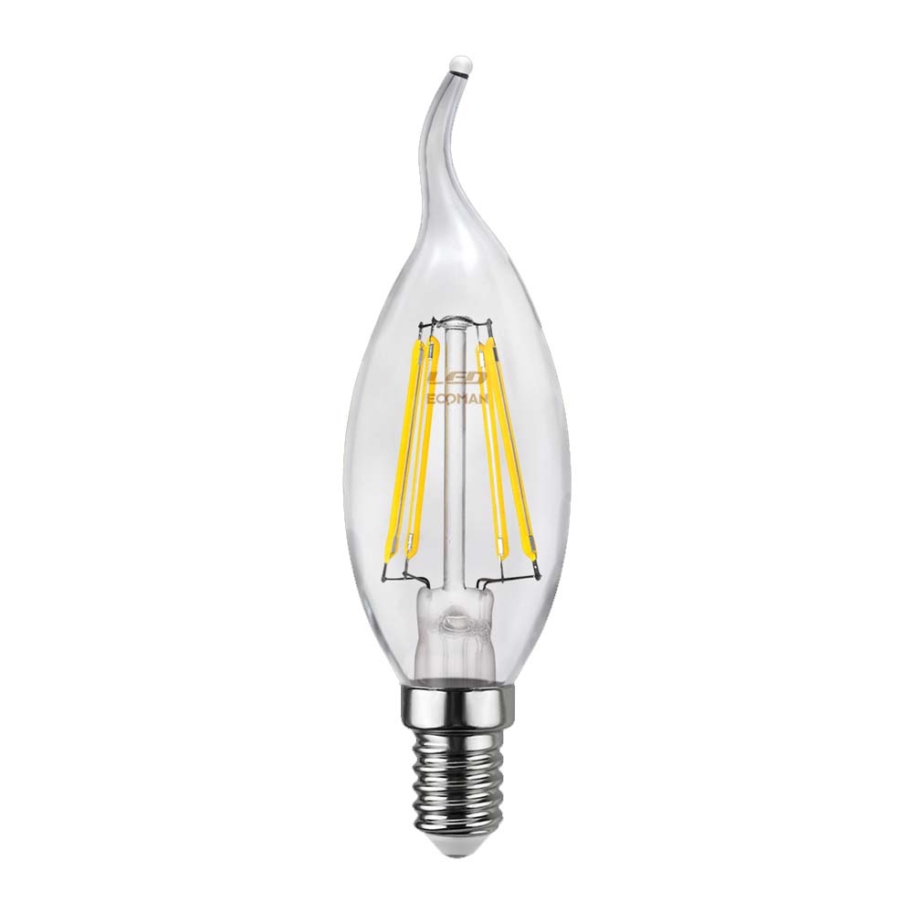 Ecoman 0029 Led Filament Gust of Wind 4W E14 Warm Light