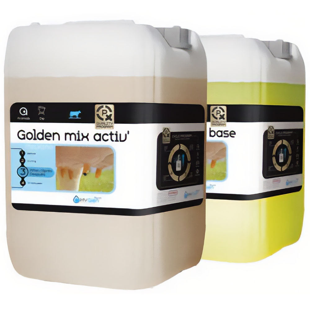 Kersia Golden Mix Activ & Base – Disinfettante a Base di Cloro Diossido