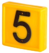 Standard identification numbers 1 digit dimensions 44 mm x 46 mm