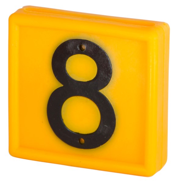 Standard identification numbers 1 digit dimensions 44 mm x 46 mm