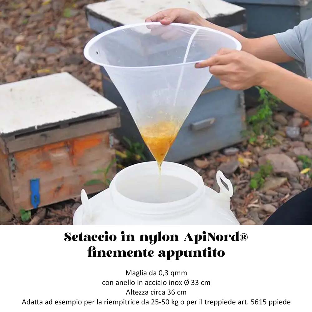 ApiNord® nylon sieve, finely pointed