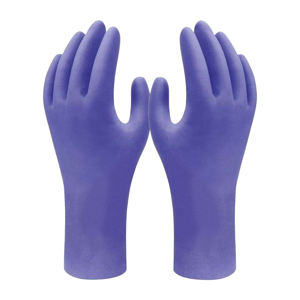 Showa 7540, 100 Disposable Nitrile Gloves Without Powder