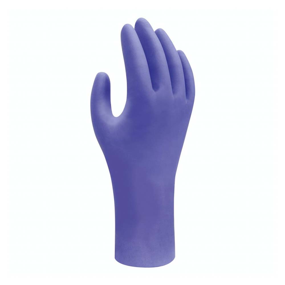 Showa 7540, 100 Disposable Nitrile Gloves Without Powder