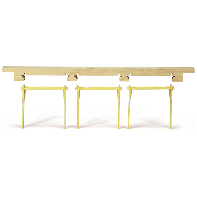 Api'deus® Barra di Supporto Zander – Telaio per 3 favi in plastica