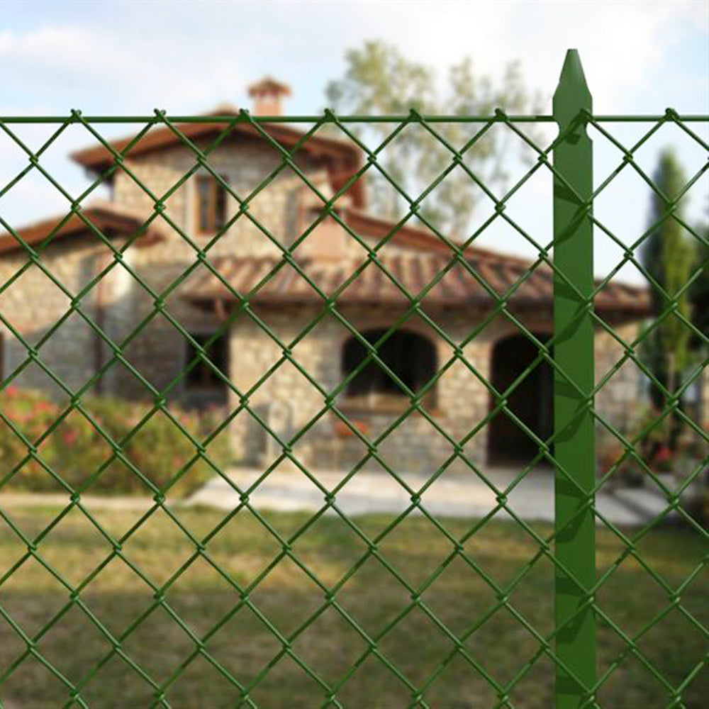 Palo in ferro plastificato verde T30 e T35 – resistente e versatile