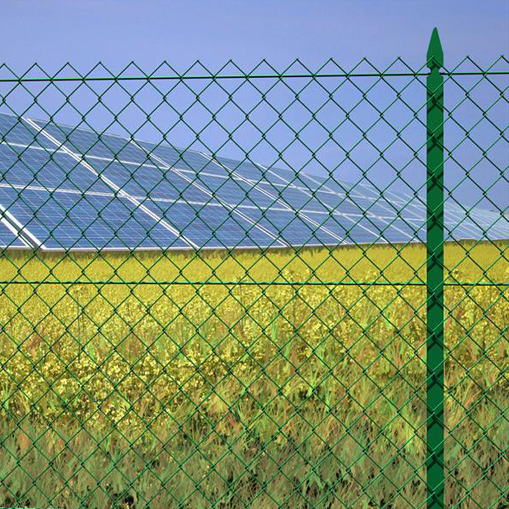 Palo in ferro plastificato verde T30 e T35 – resistente e versatile