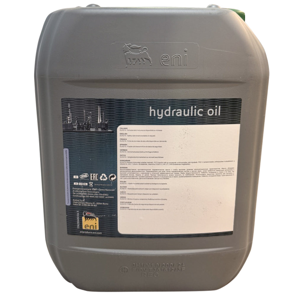 Eni OSO 68 Olio Idraulico Anti-usura con Filtrabilità
