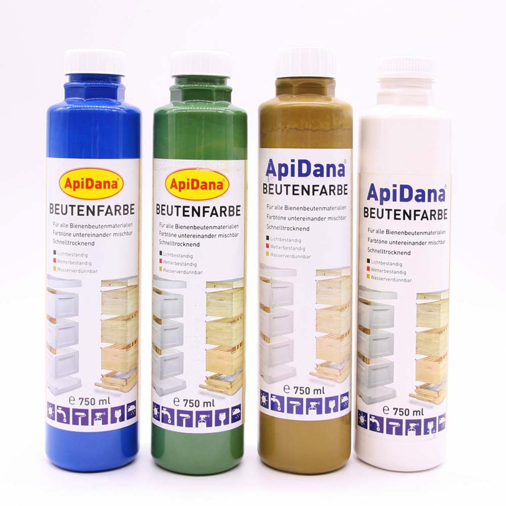 Colori per Alveari ApiDana® 750 ml - Resistenti e Intensi per Arnie in Legno e Polistirolo