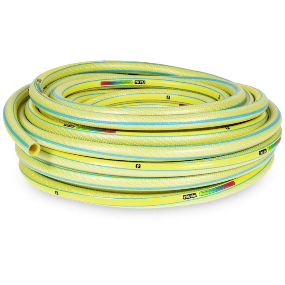 Tubo da Giardino Giallo 1/2" (15m, 25m, 50m) e 3/4" (25m, 50m), 1" (25m, 50m) – Tubo Antitorsione Professionale
