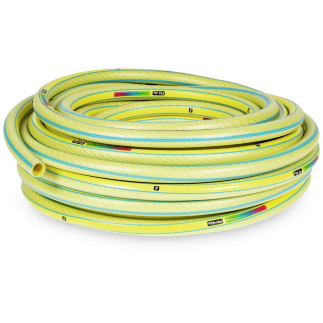 Tubo da Giardino Giallo 1/2" (15m, 25m, 50m) e 3/4" (25m, 50m), 1" (25m, 50m) – Tubo Antitorsione Professionale