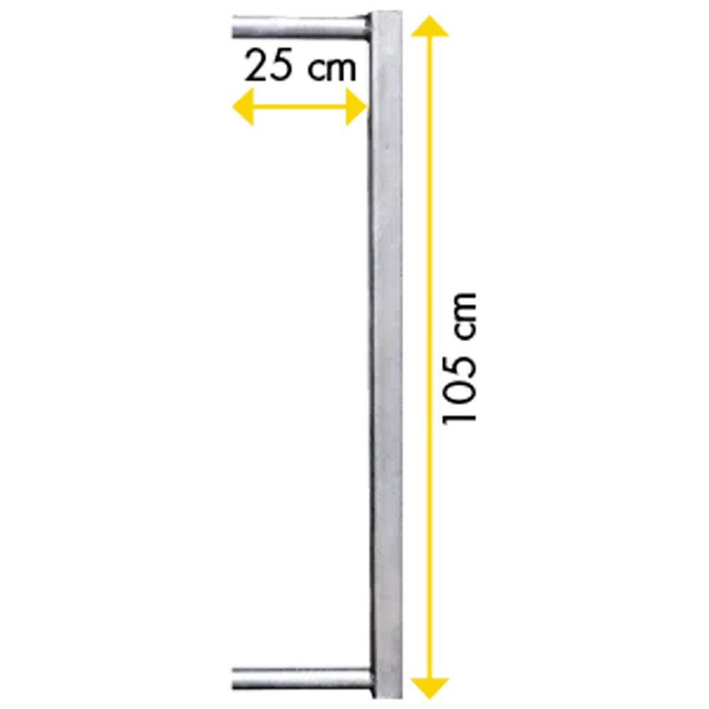 Tubo Terminale per Divisori Vitelli 45 x 45mm