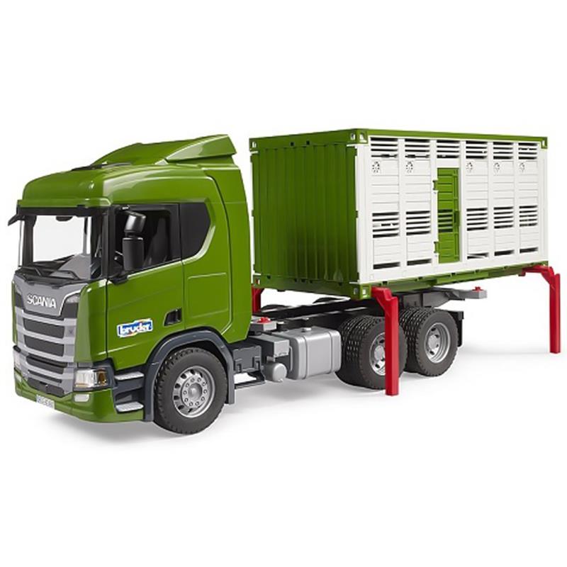 Bruder Scania Super 560R Animal Transport Truck Toy