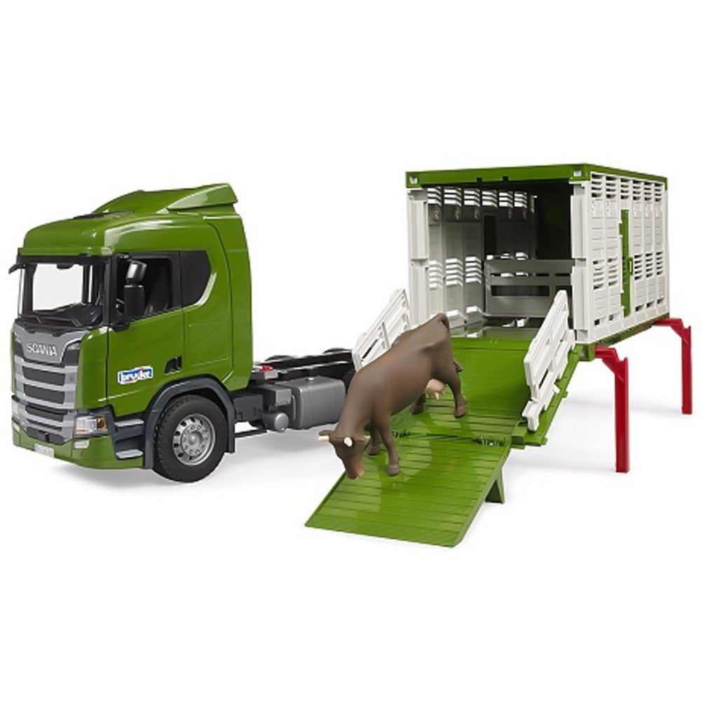 Bruder Scania Super 560R Animal Transport Truck Toy