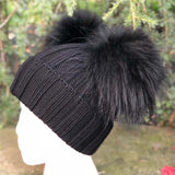 Cappelli Cappello Donna + 2 Pom Pom