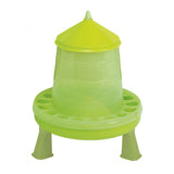 Plastic Poultry Feeder with Legs (Lemon Green)