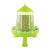 Plastic Poultry Feeder with Legs (Lemon Green)