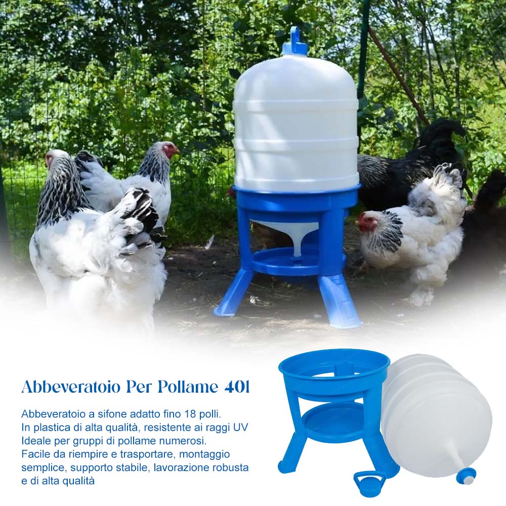 Poultry drinker 40l