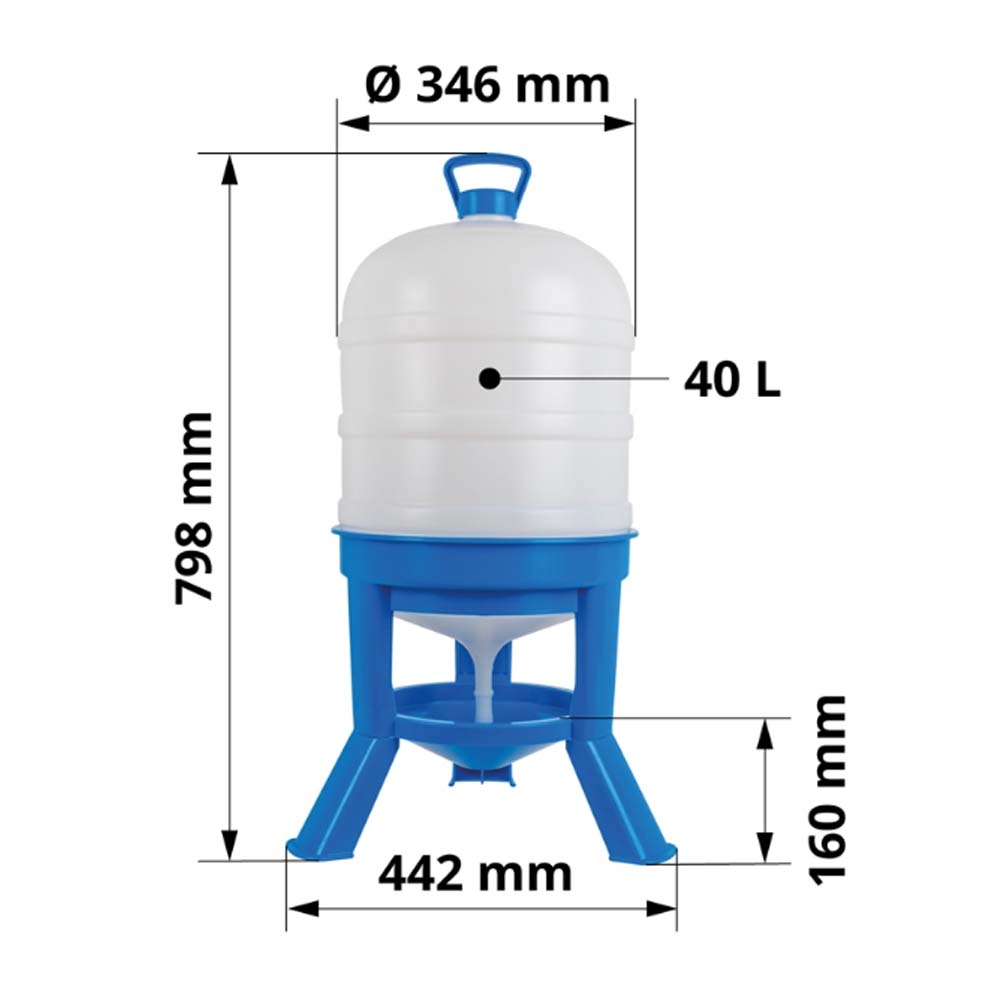 Poultry drinker 40l