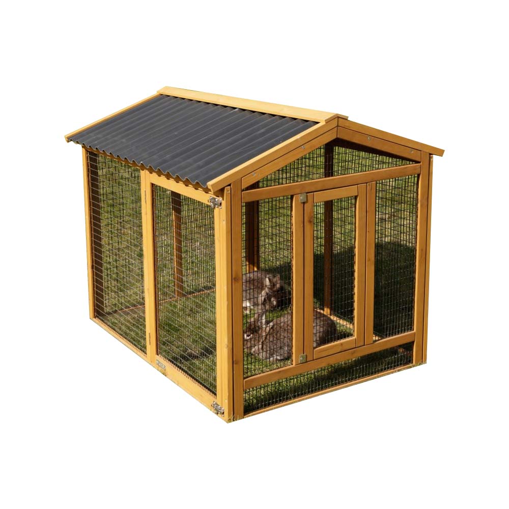 Appartement Pro Outdoor Mobile Rabbit Enclosure